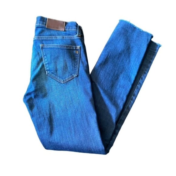 Madewell Alley Straight Leg Jeans with Raw Hem 24 - Picture 3 of 7